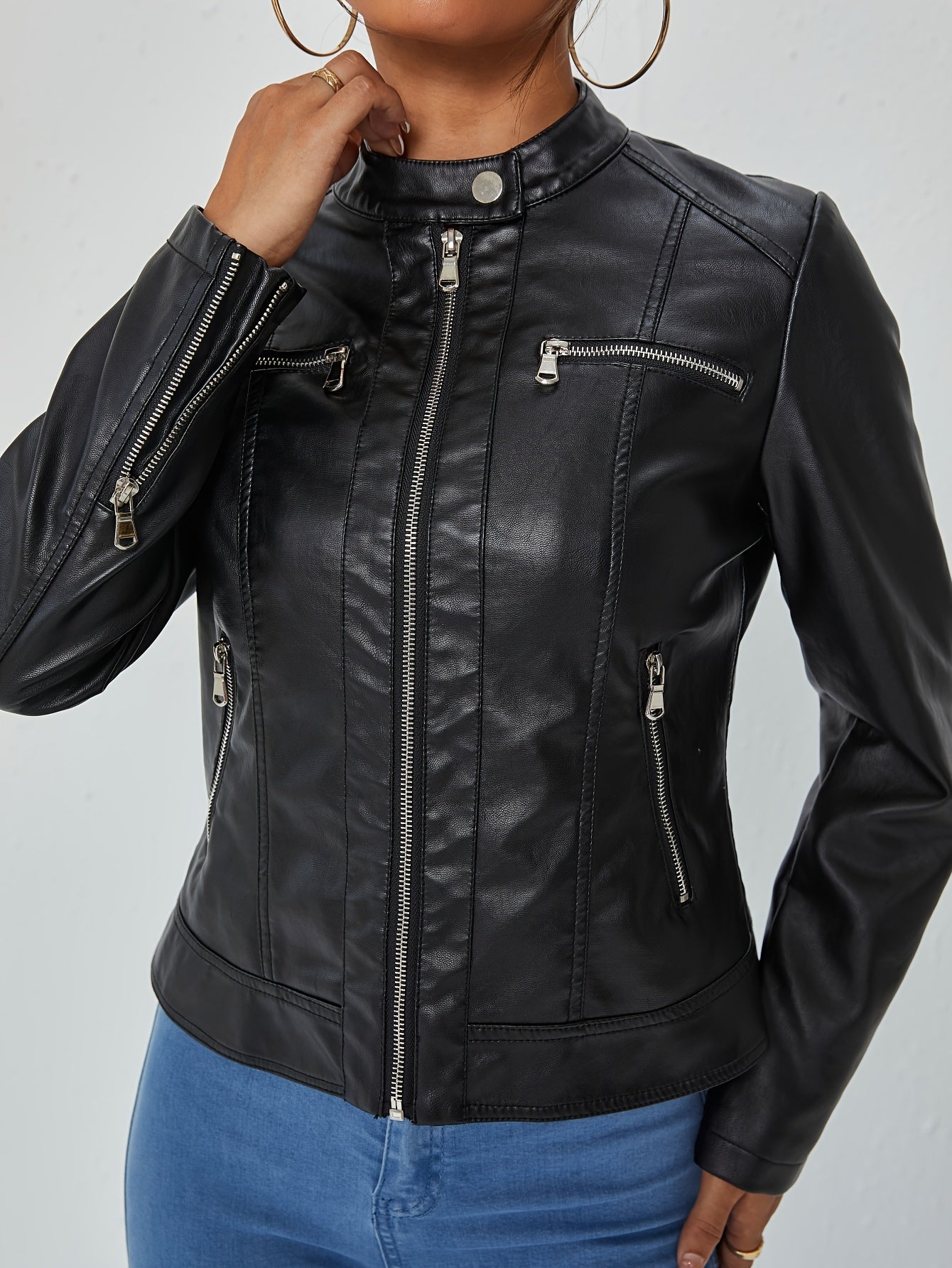 Stylische Bikerjacke