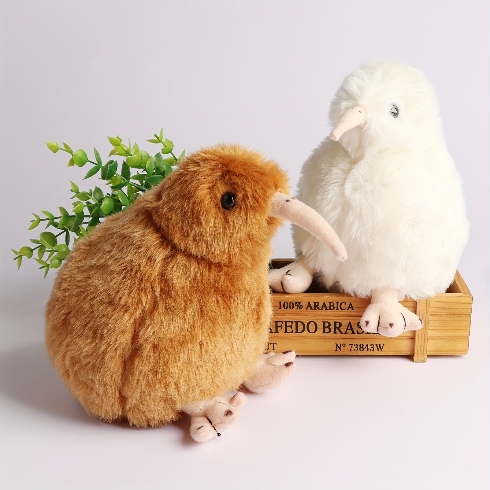 Weiches Kiwi-Kissen für Kinde