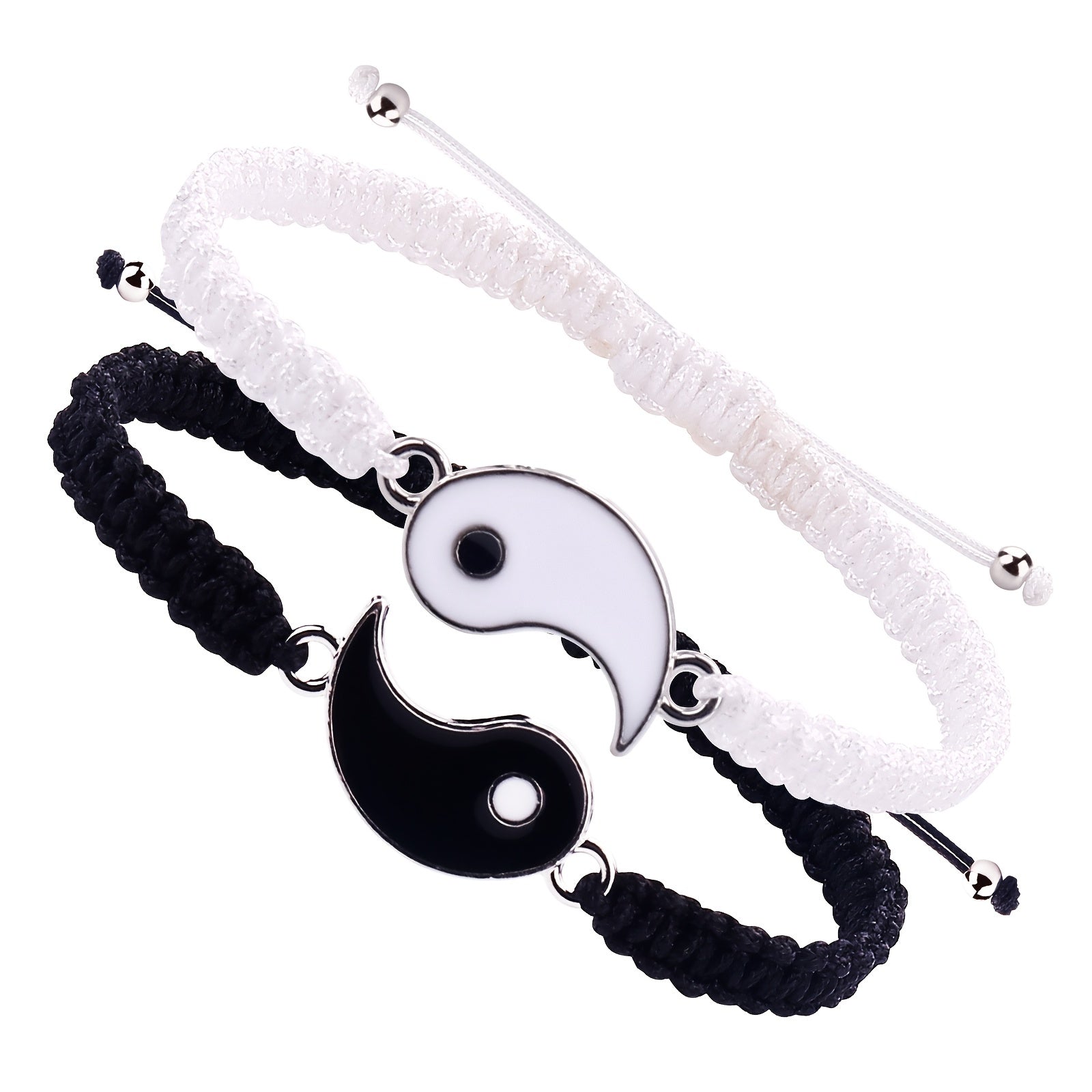 Partnerarmbänder Yin & Yang – 2 Stück