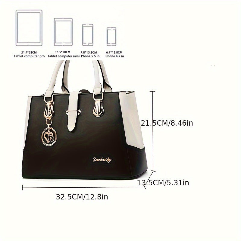 Elegante Handtasche mit Doppelgriff