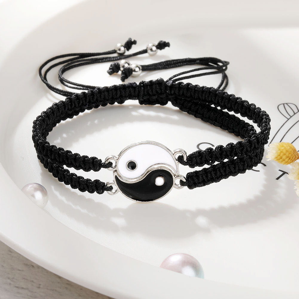 Partnerarmbänder Yin & Yang – 2 Stück
