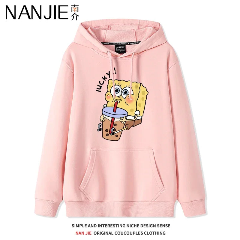Frauen Anime Hoodie Cartoon Print