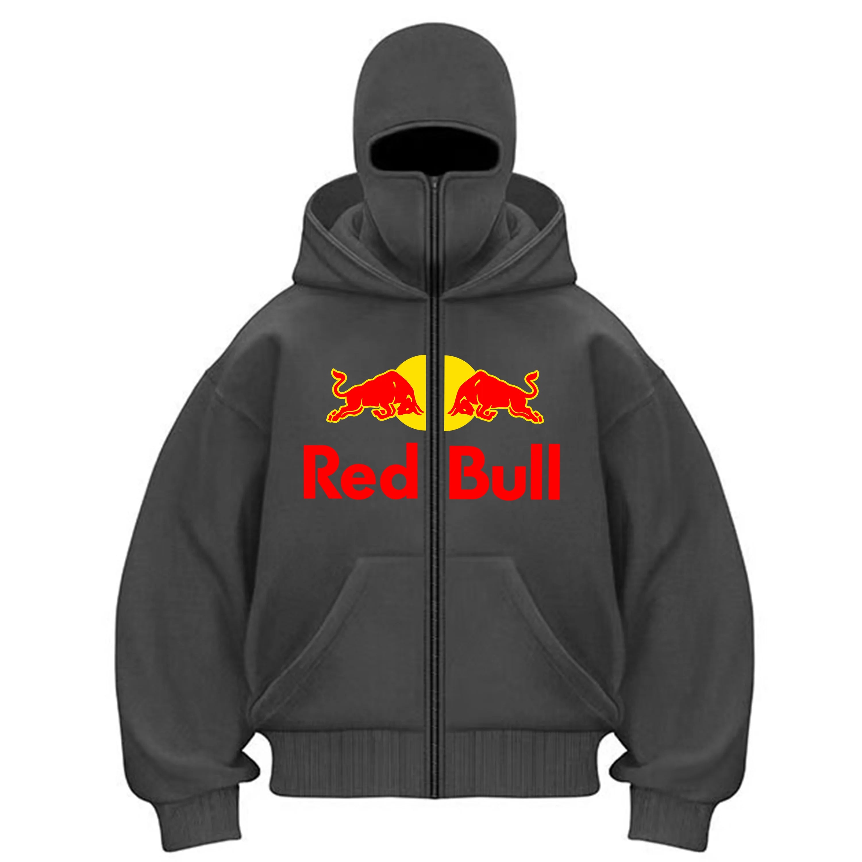 Red Bull Fashion Zipper Hoodie Kapuze