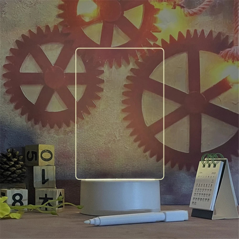 Transparente leuchtende LED-Nachtlicht