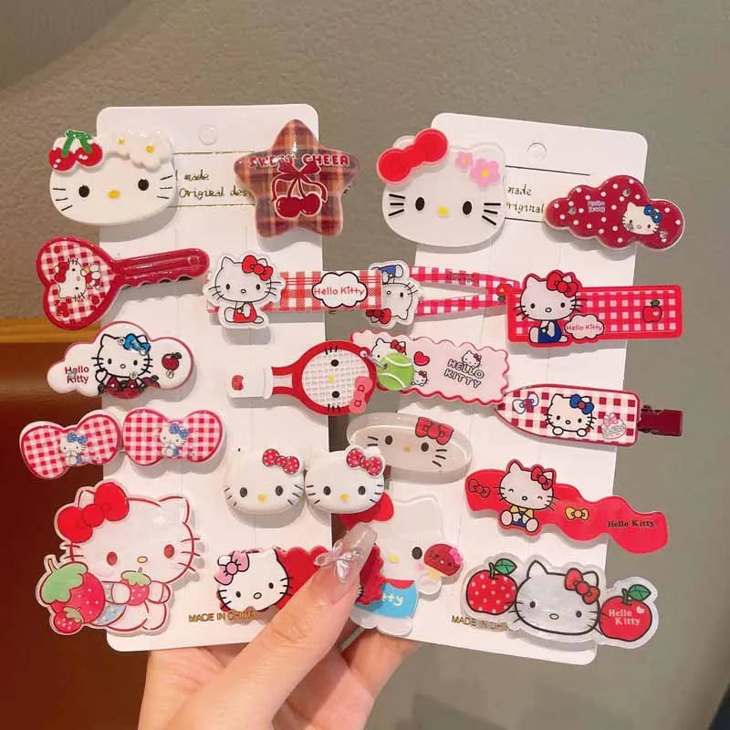 10 x Cartoon Hallo Kitty Haarnadel