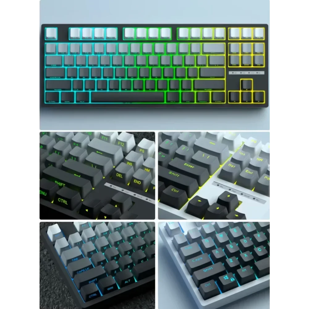 KeyCaps 2025 Farbverlauf Mechanische Gaming Keyboards