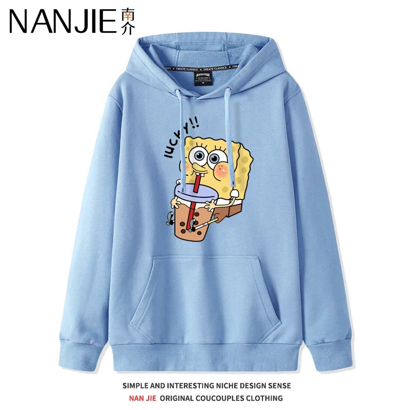 Frauen Anime Hoodie Cartoon Print
