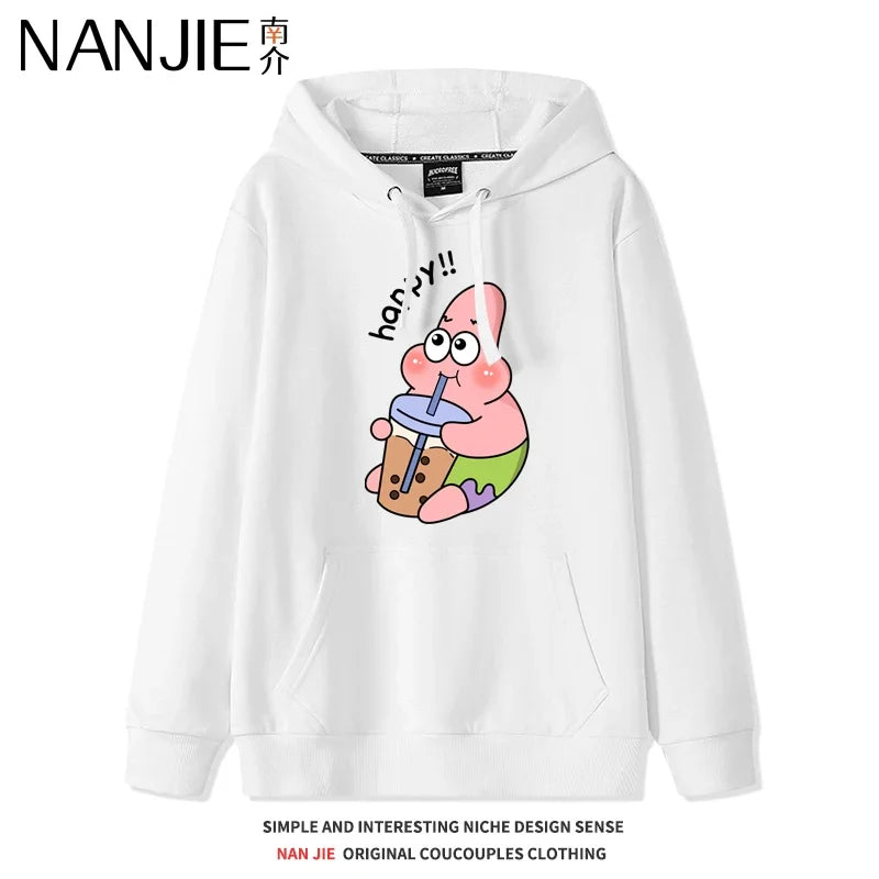 Frauen Anime Hoodie Cartoon Print
