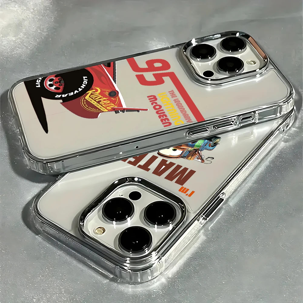 Cars Lightning McQueen – Clear Case für alle iPhone Modelle
