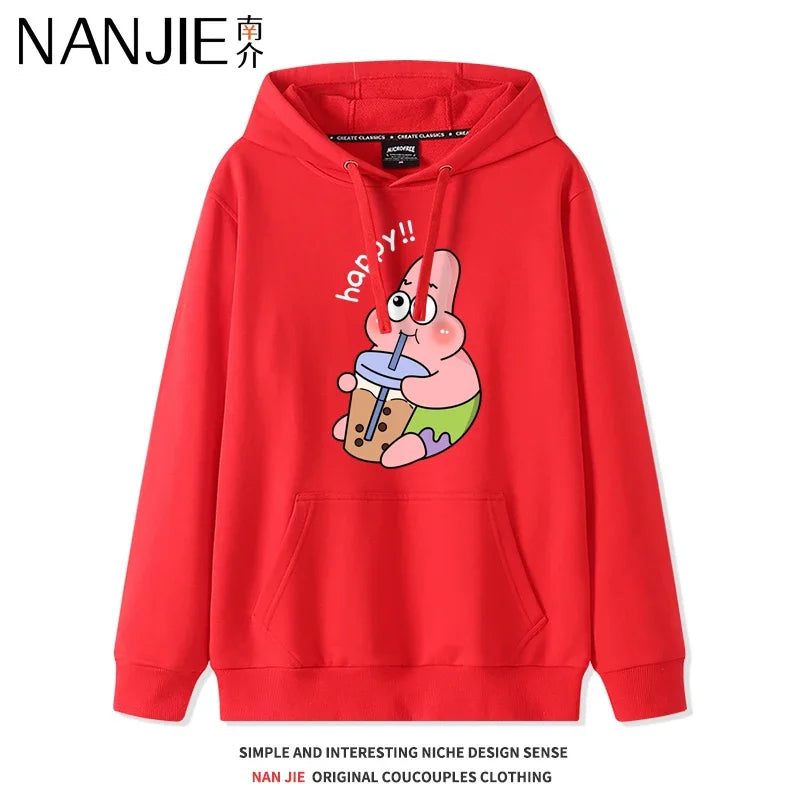 Frauen Anime Hoodie Cartoon Print