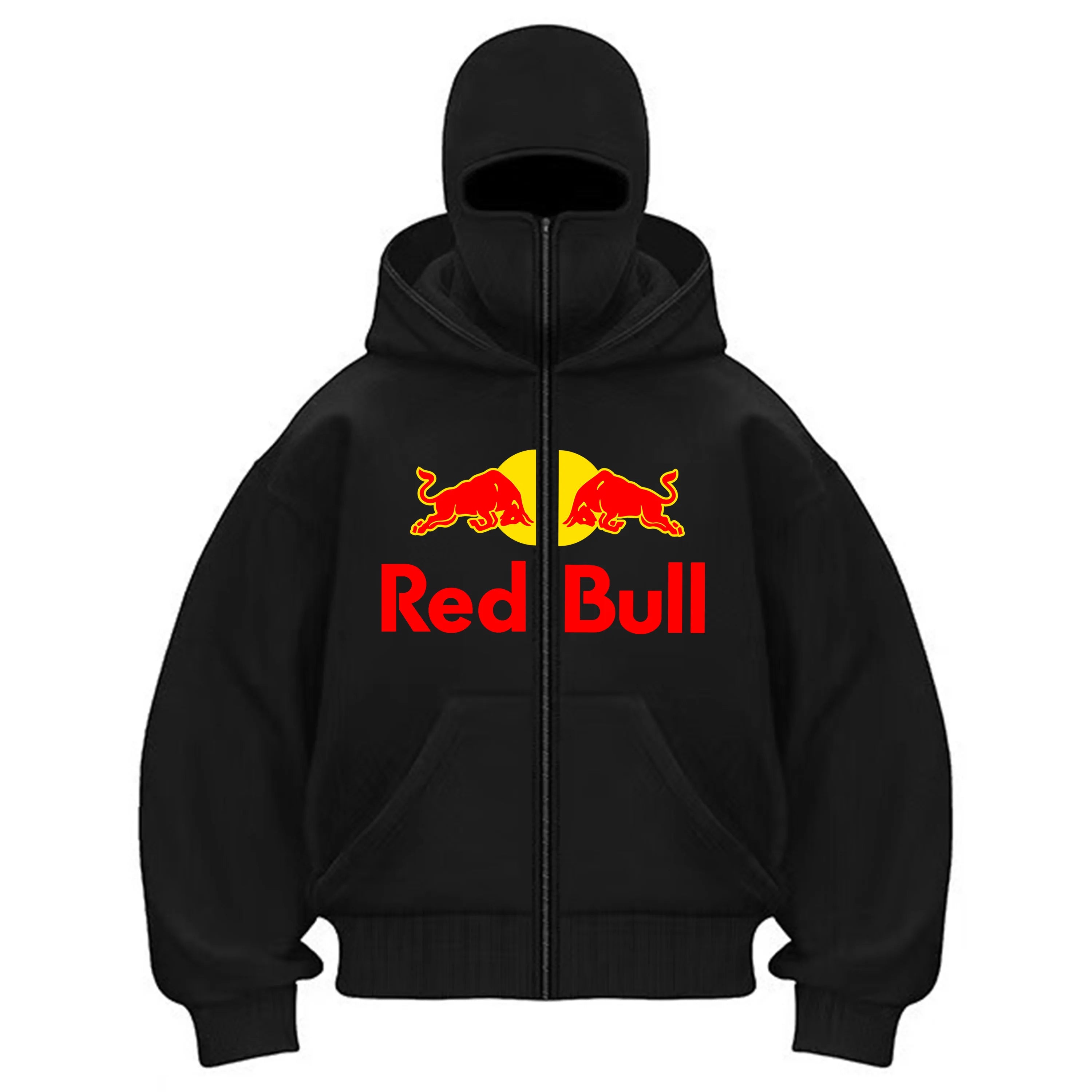 Red Bull Fashion Zipper Hoodie Kapuze