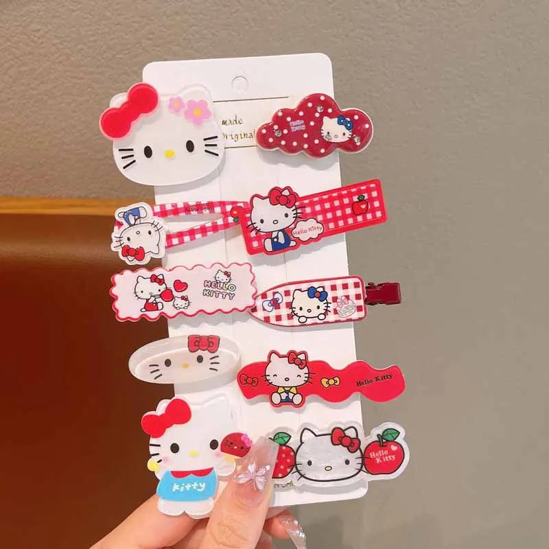 10 x Cartoon Hallo Kitty Haarnadel
