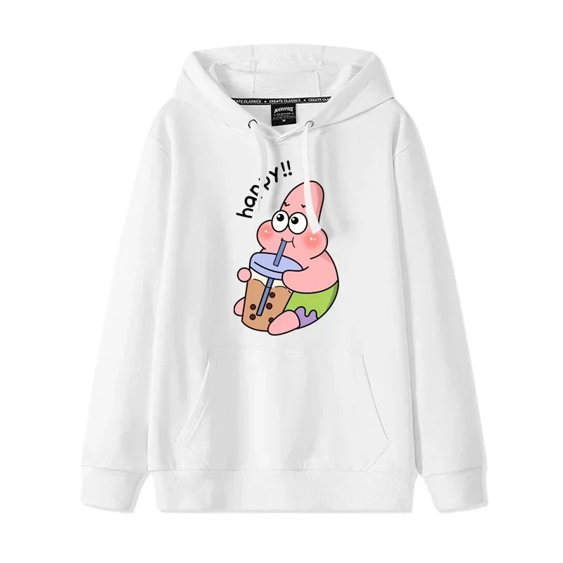 Frauen Anime Hoodie Cartoon Print