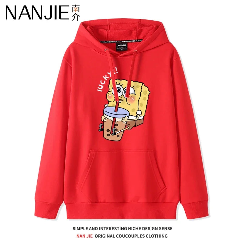 Frauen Anime Hoodie Cartoon Print