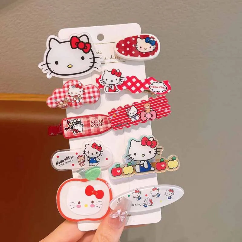 10 x Cartoon Hallo Kitty Haarnadel