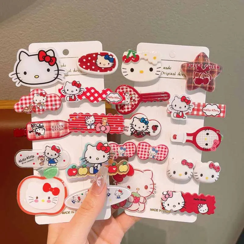 10 x Cartoon Hallo Kitty Haarnadel