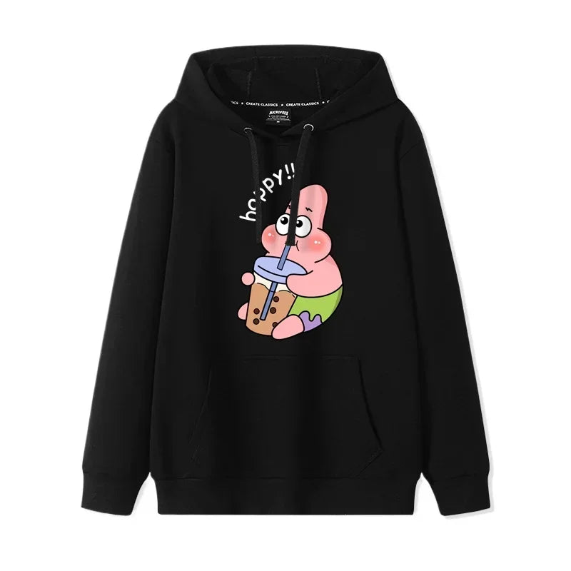 Frauen Anime Hoodie Cartoon Print