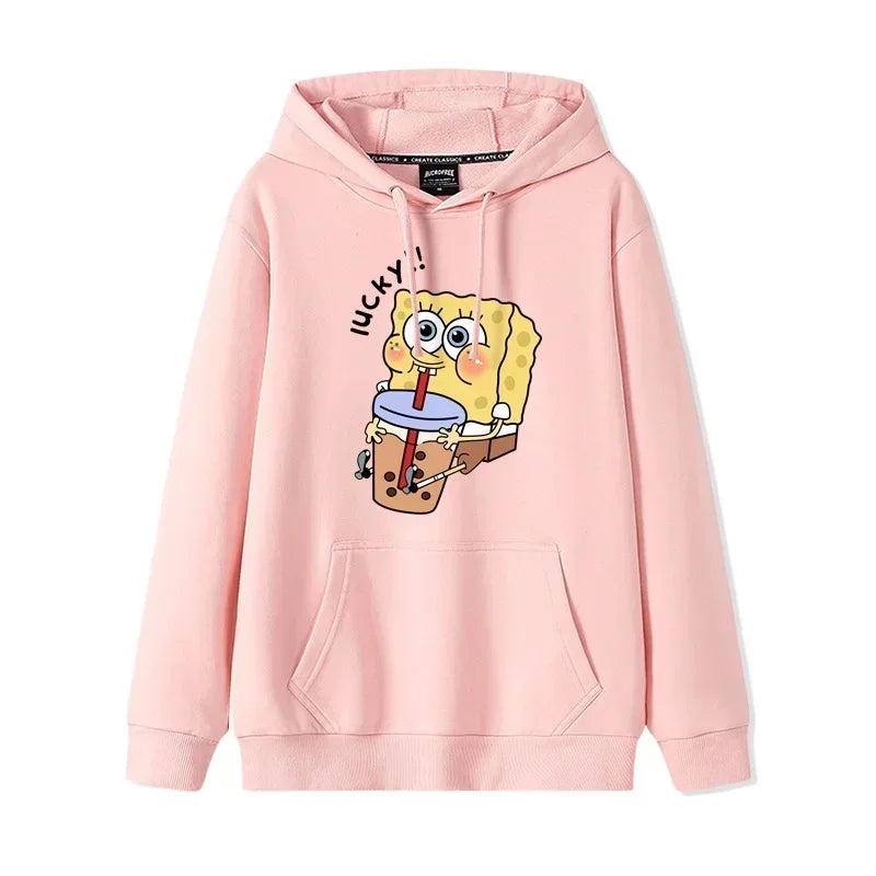 Frauen Anime Hoodie Cartoon Print
