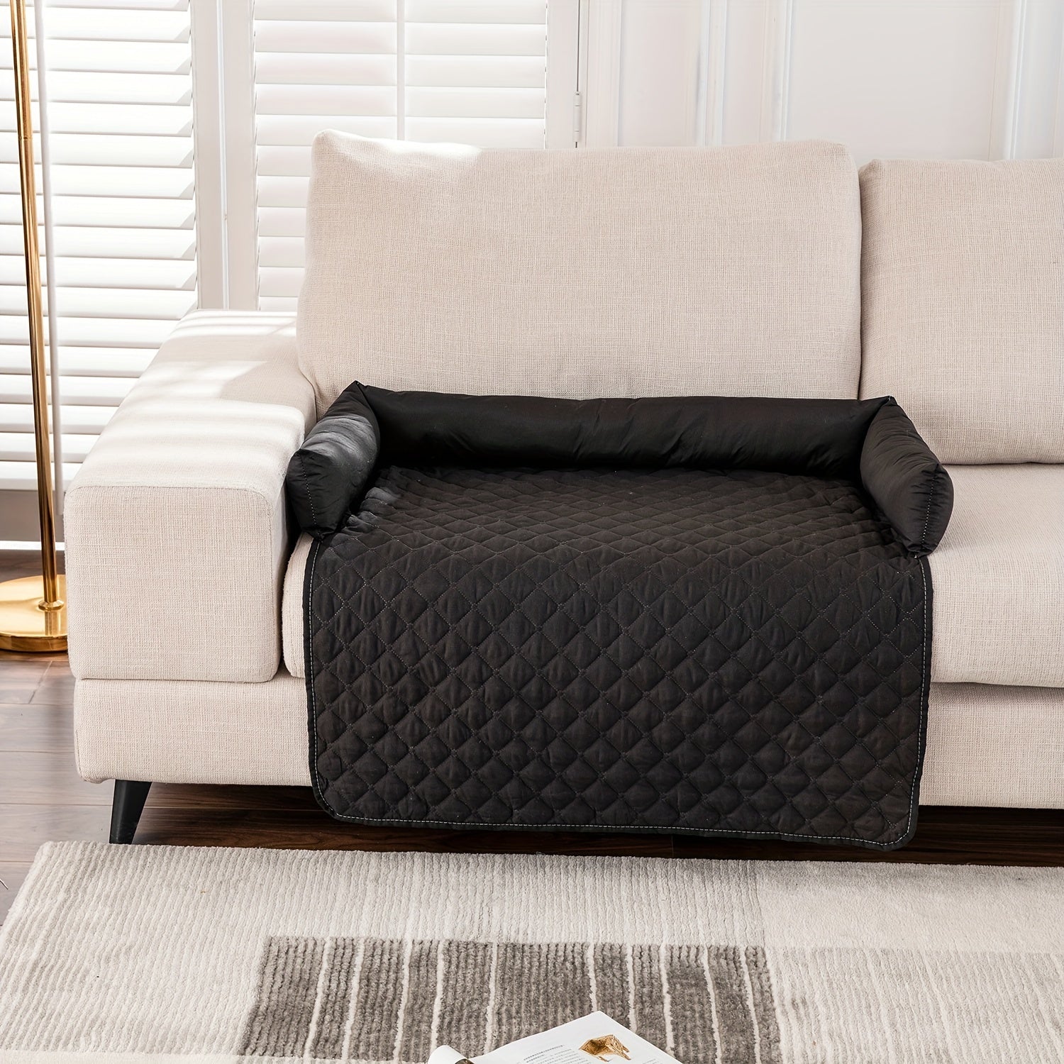 Wasserdichtes Haustier-Autositzkissen – Grau