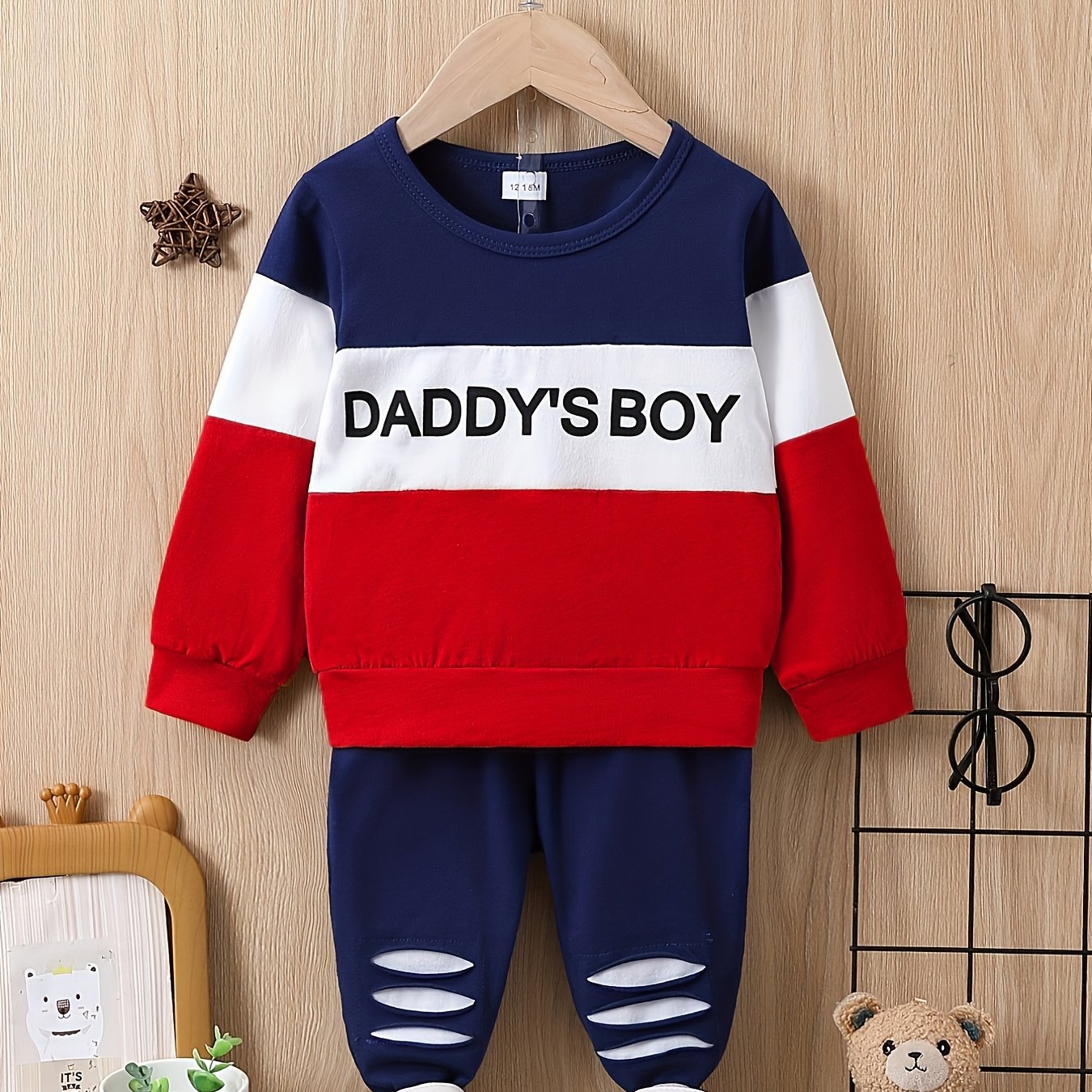 Jungen Outfit Set – Sweatshirt & Hose