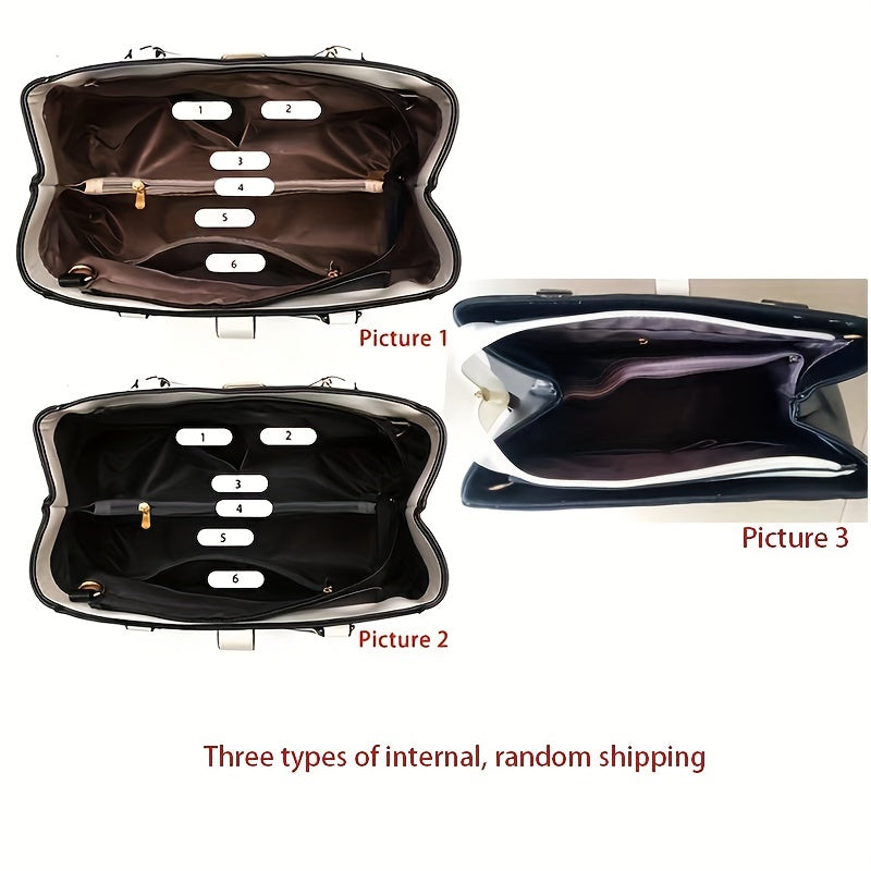 Elegante Handtasche mit Doppelgriff