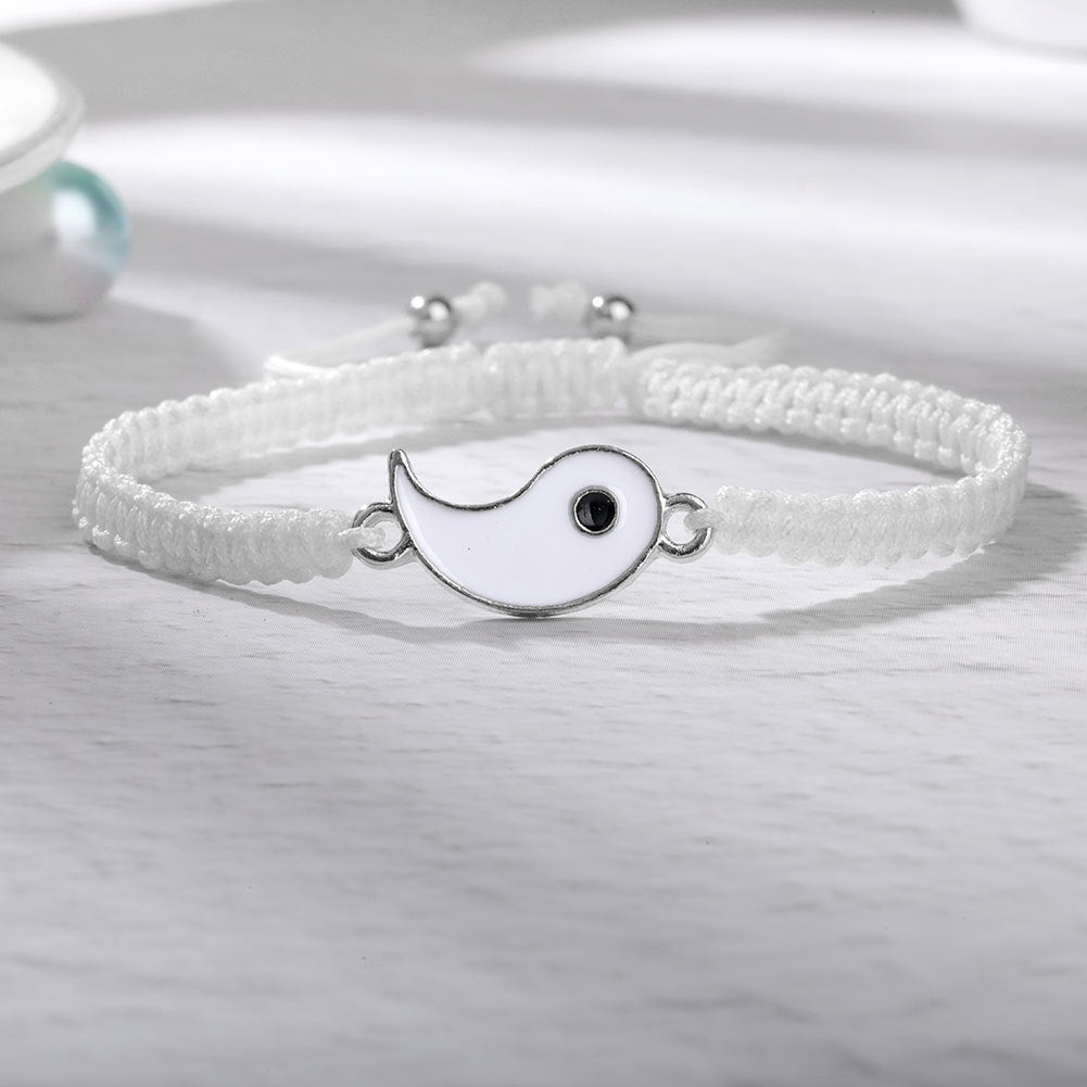 Partnerarmbänder Yin & Yang – 2 Stück