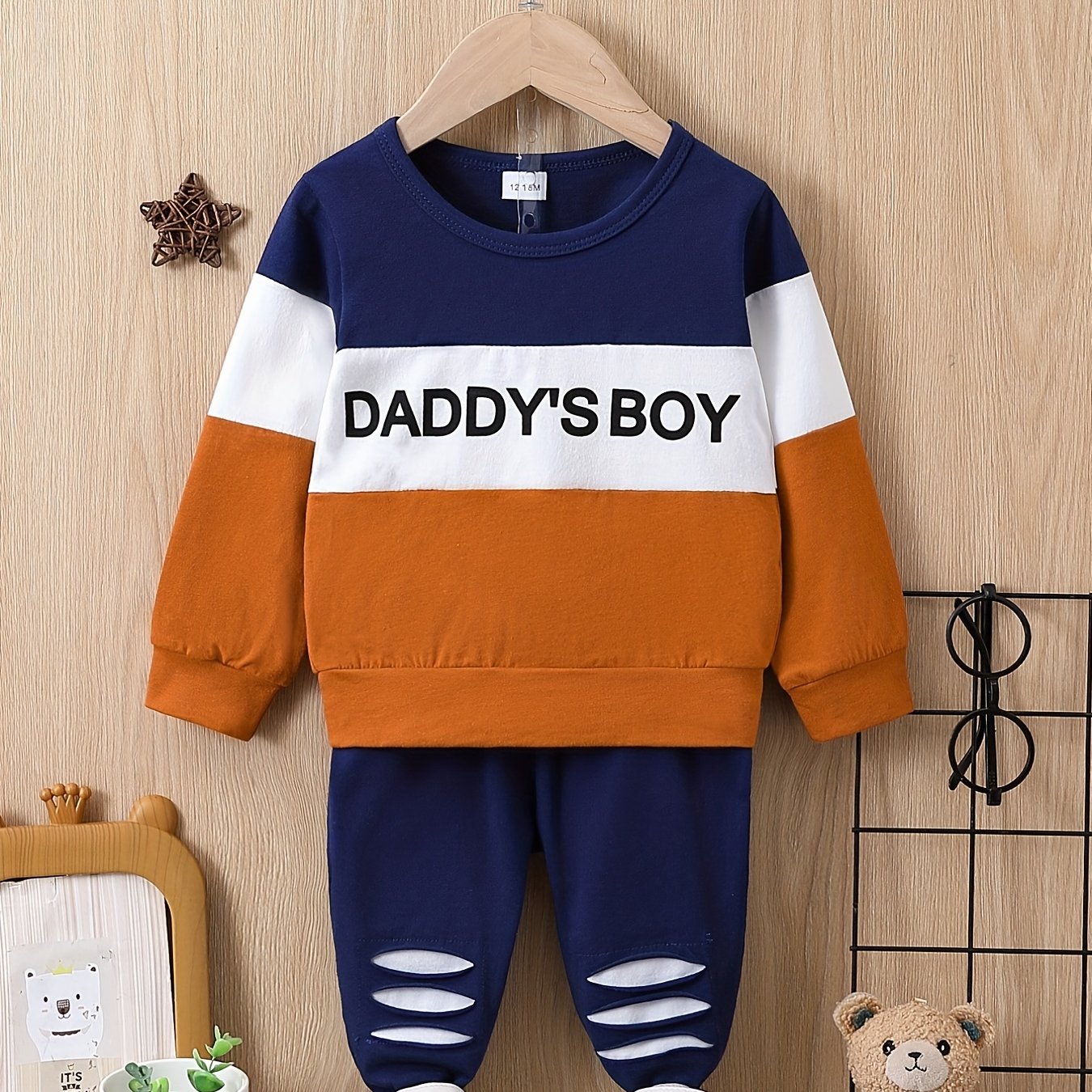 Jungen Outfit Set – Sweatshirt & Hose
